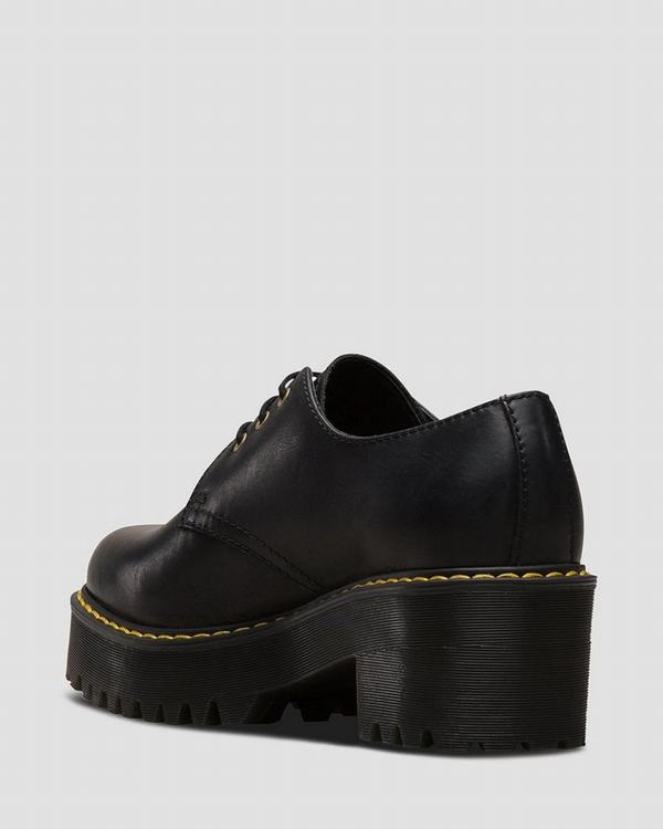 Dr Martens Dámské Boty Na Vysokém Podpatku Shriver Low Černé, CZ-281540